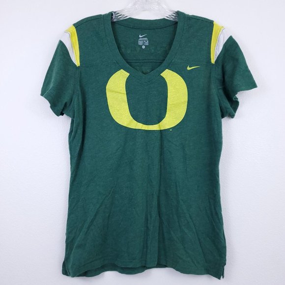 Nike Tops - Nike Oregon Ducks Ringer V Neck Tee Shirt XL